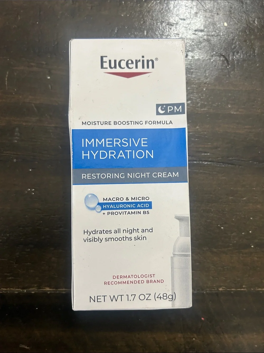 Immersive Hydration Restoring Night Cream - Blue/White
